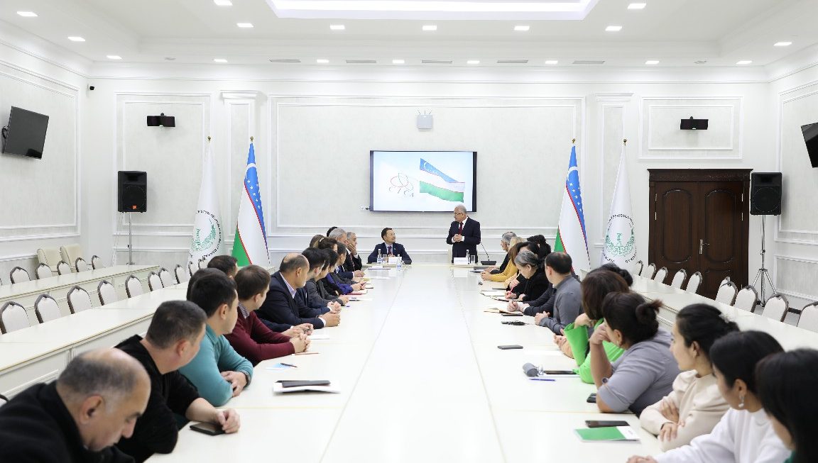 Inson huquqlari bo‘yicha O‘zbekiston Respublikasi Milliy markaziga “Osiyoda hamkorlik va ishonch choralari bo‘yicha kengashning 30 yilligi” medalini topshirish marosimi