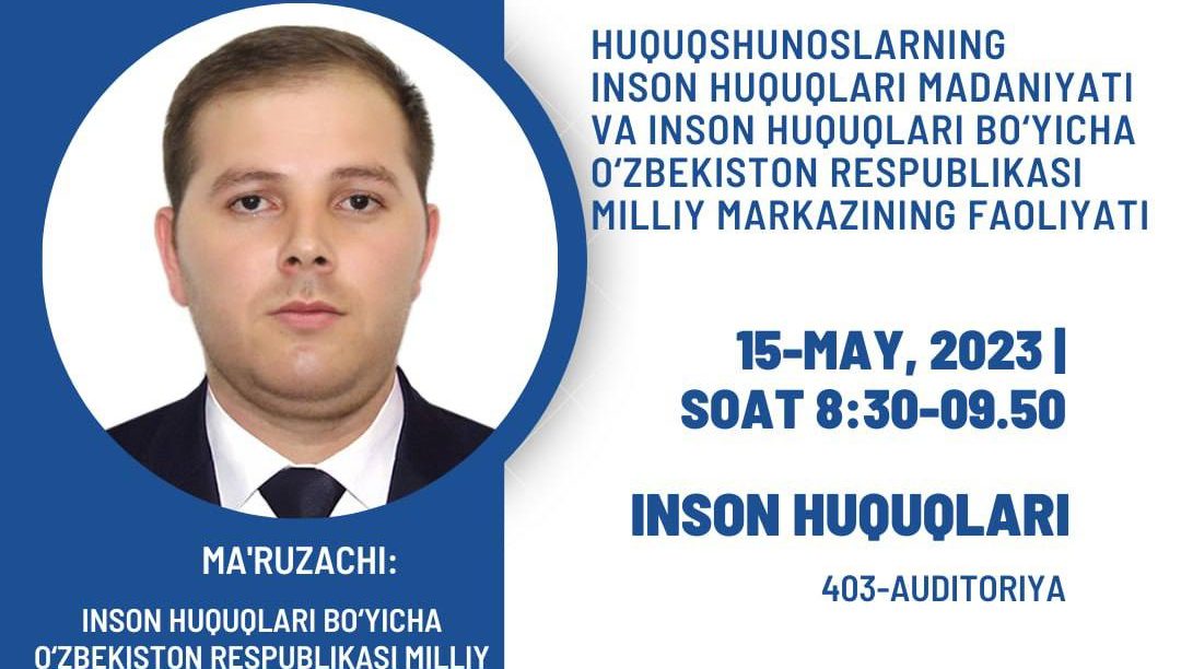 Inson huquqlari ta’limi – barcha uchun! 