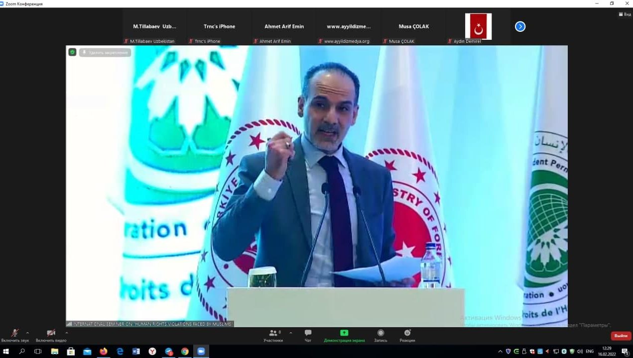 Islom hamkorlik tashkiloti inson huquqlarini rivojlantirish bo‘yicha xalqaro seminar o‘tkazmoqda
