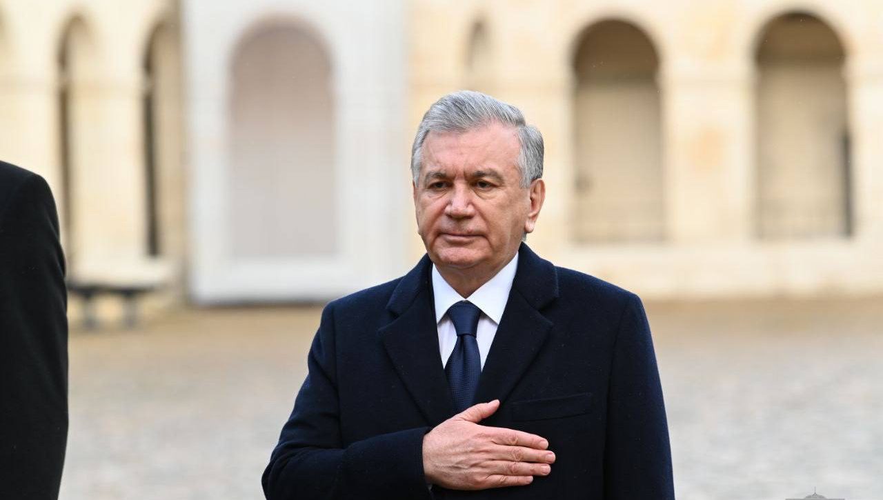 O‘zbekiston Respublikasi Prezidentini rasmiy kutib olish marosimi bo‘ldi