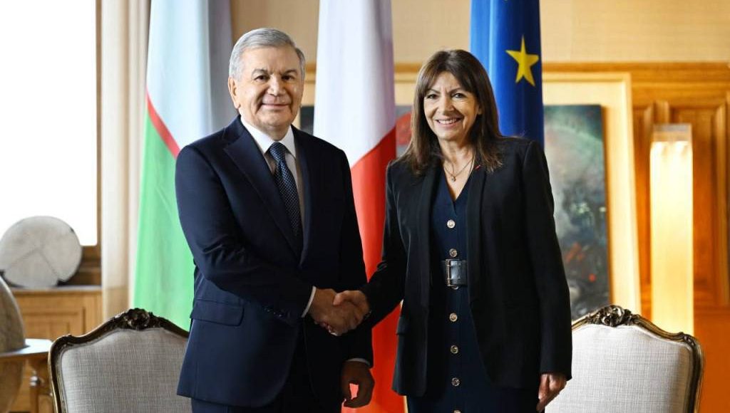 O‘zbekiston Prezidenti Parij shahri meri bilan uchrashuv o‘tkazdi