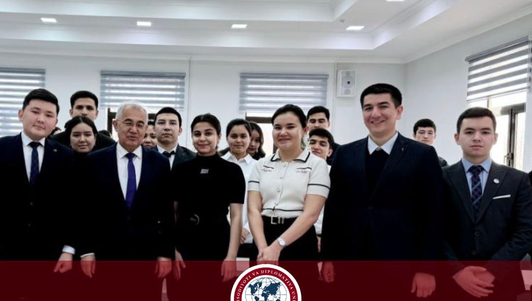 Jahon iqtisodiyoti va diplomatiya universitetida mahorat darsi bo‘lib o‘tdi