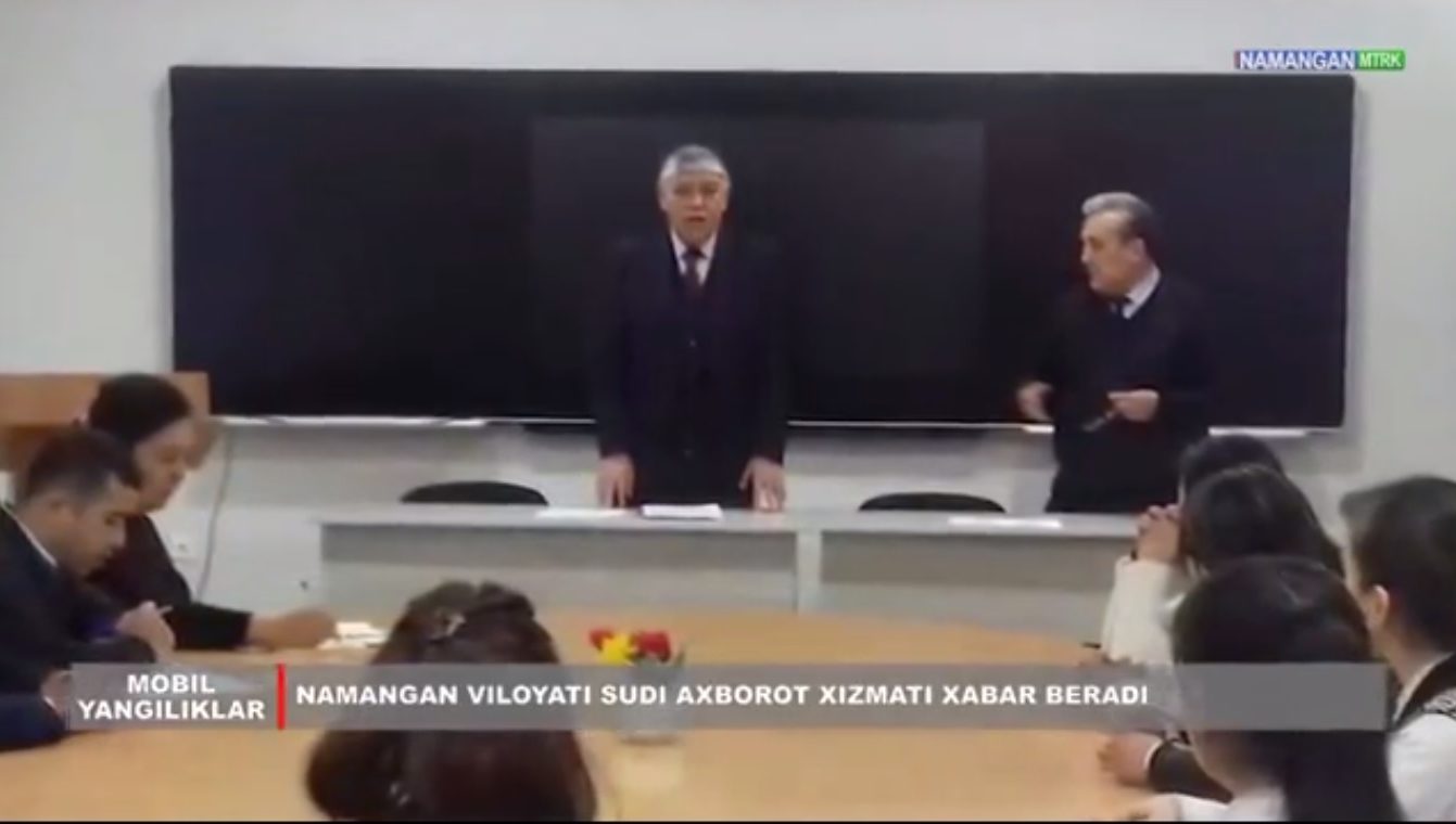 Namangan viloyat sudining fuqarolik ishlari bo‘yicha sudlov hay’ati tomonidan "Inson huquqlari haftaligi" doirasida yuridik texnikumida o‘tkazilgan tadbir tafsilotlari