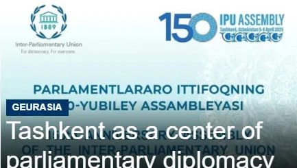 "Eurasia Magazine": Samarqandda bo'lib o'tgan "Markaziy Osiyo – Yevropa Ittifoqi" sammiti strategik sheriklik rivojidagi yangi bosqich ramzidir