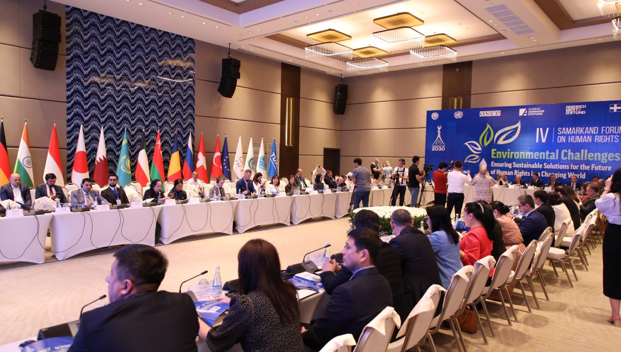Inson huquqlari bo‘yicha IV Samarqand forumi boshlandi