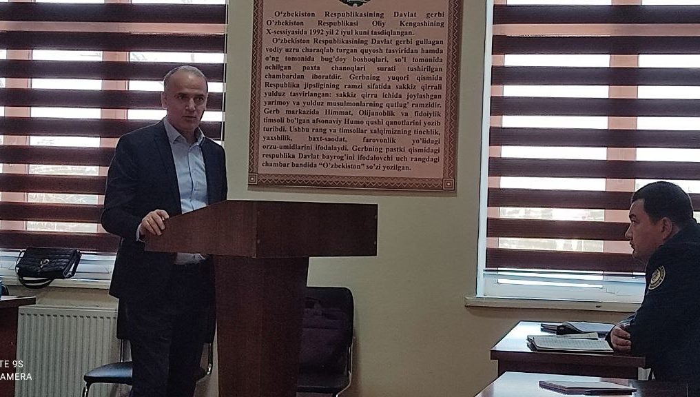 Farg‘onada qiynoqqa qarshi kurash bo‘yicha o‘quv kursi  davom etmoqda 