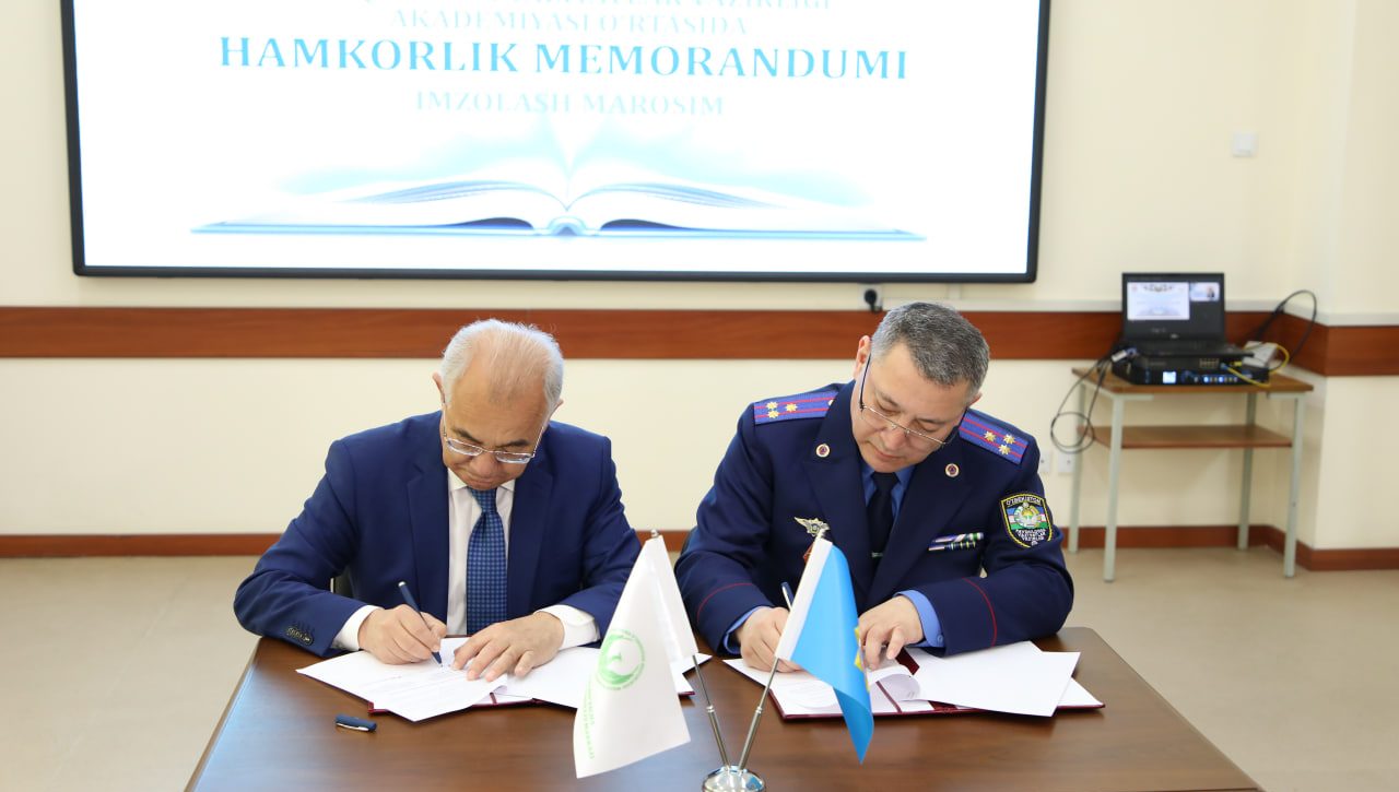 Hamkorlik memorandumi imzolandi