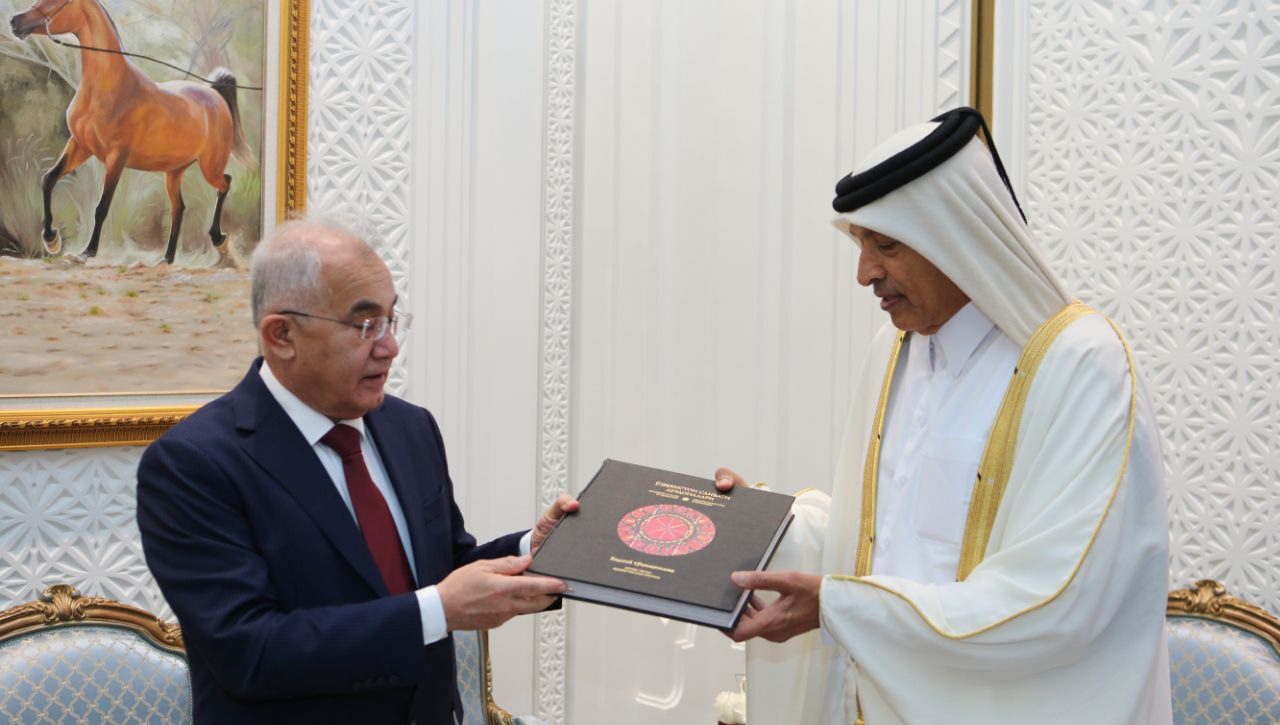 Akmal Saidov Doha shahrida Qatar parlamenti Raisi bilan uchrashdi