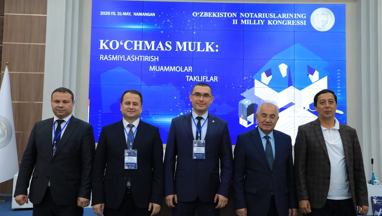 Notariuslarning Milliy kongressida akademik Akmal Saidov ma’ruza qildi
