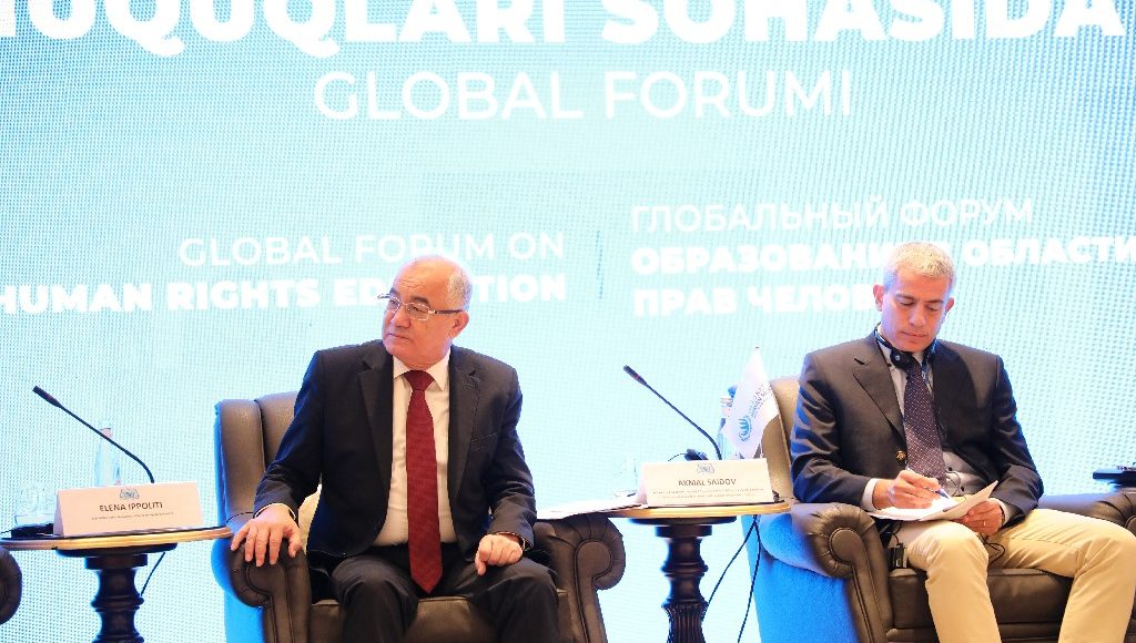 Inson huquqlari sohasidagi ta’lim va tarbiyada tanaffus bo‘lmaydi