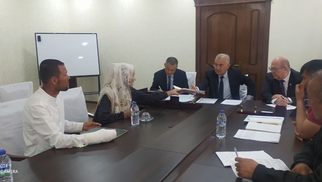 Kasbida fuqarolar bilan sayyor qabul tashkil etildi