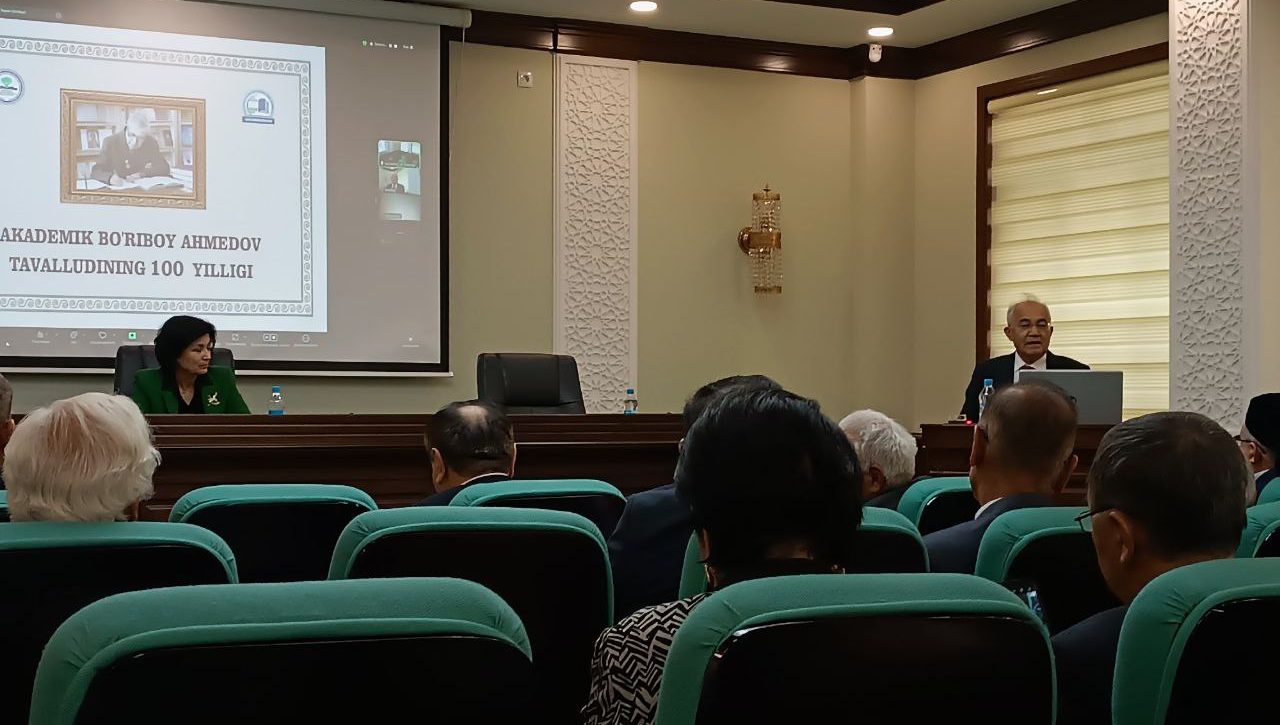 Akademik Bo‘riboy Ahmedovning 100-yilligi munosabati bilan xotira kechasi o‘tkazildi