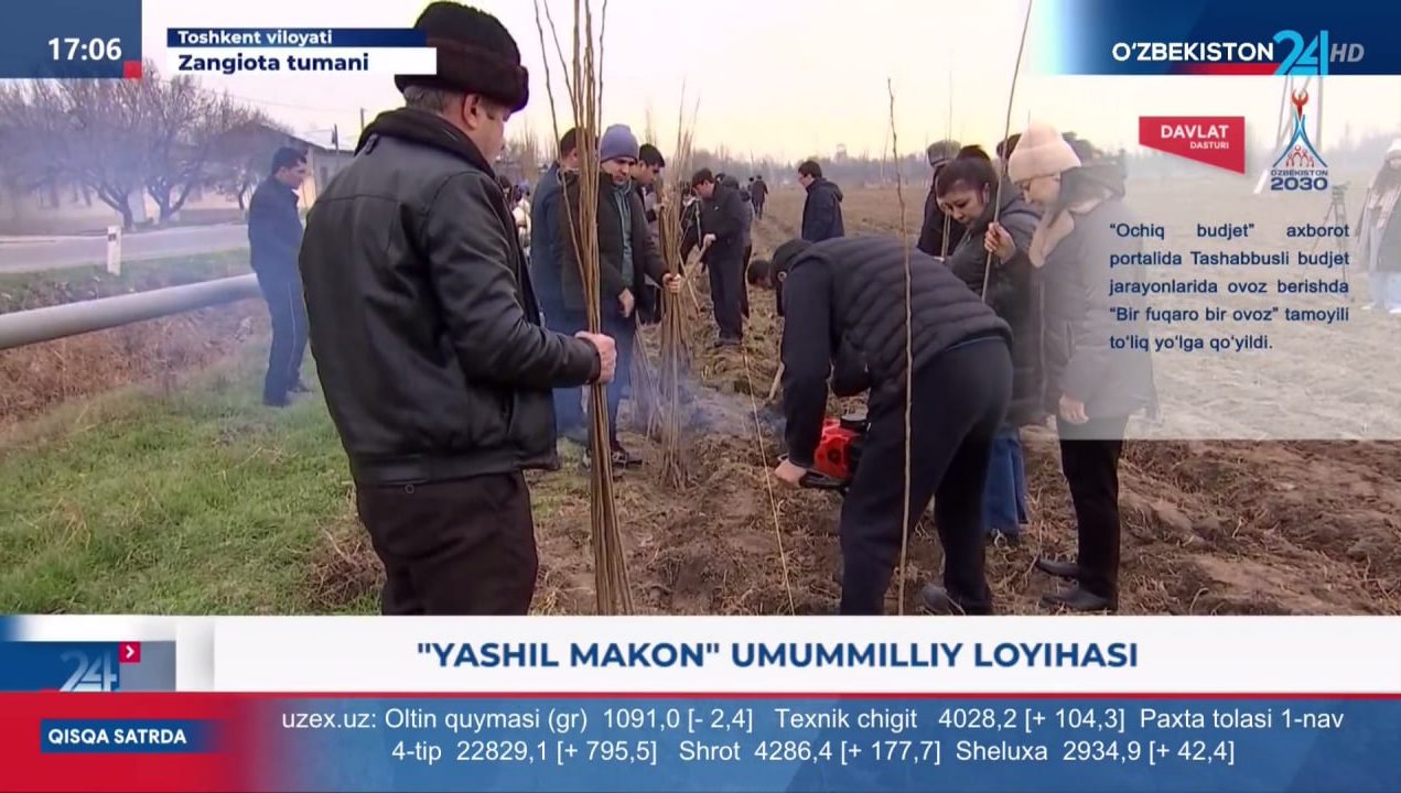 «Yashil makon» umummilliy loyihasi