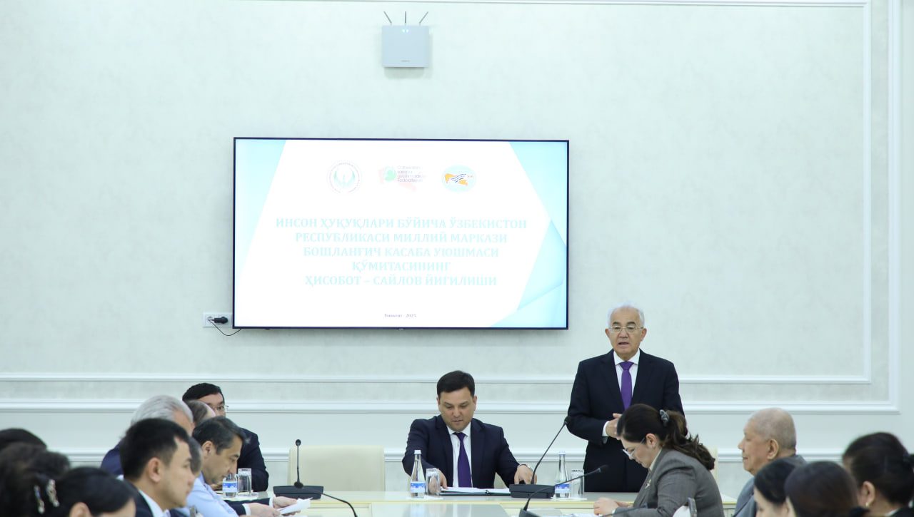 Milliy markaz boshlang‘ich kasaba uyushmasi qo‘mitasining  hisobot-saylov yig‘ilishi