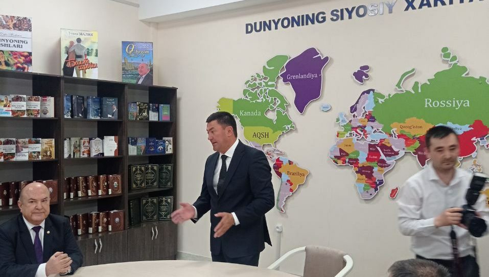 SHAHRISABZDA YANGI KUTUBXONA OCHILDI