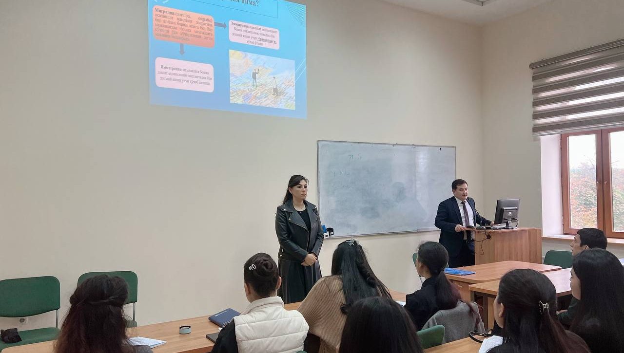 Yuridik universitet talabalari uchun mahorat darsi tashkil qilindi