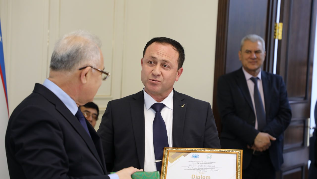 “Inson huquqlari sohasida ta’lim va tadqiqotlar” tanlovi g‘oliblari taqdirlandi