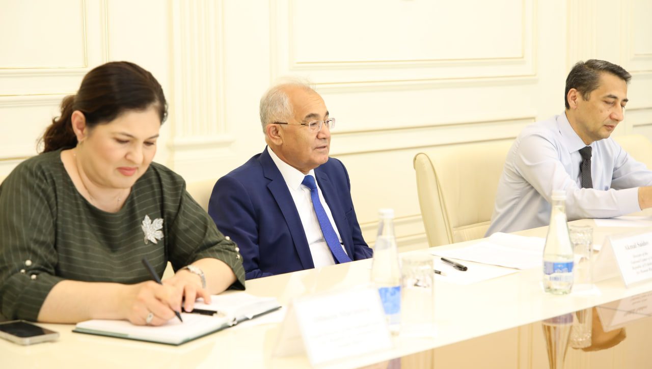 YUNISEFning xalqaro maslahatchisi Tomar Gotsadze bilan uchrashuv