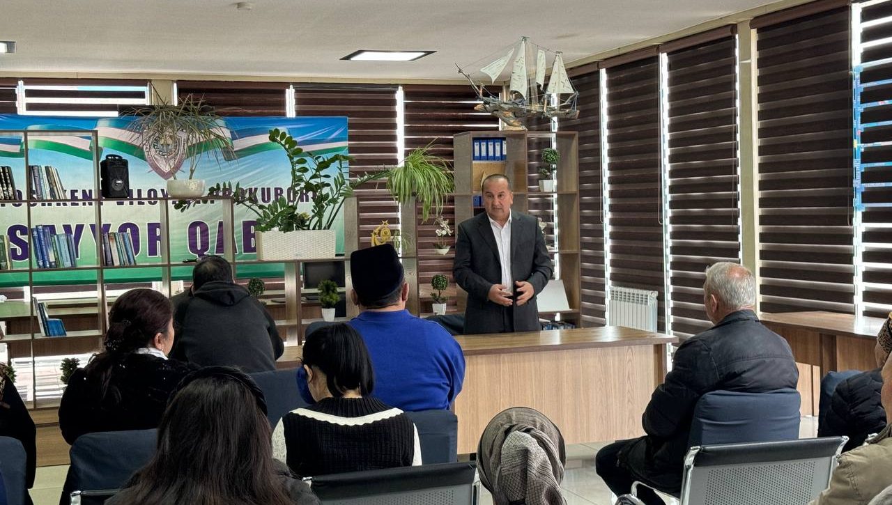Ohangaronda fuqarolar bilan uchrashuv va sayyor qabul  o‘tkazildi