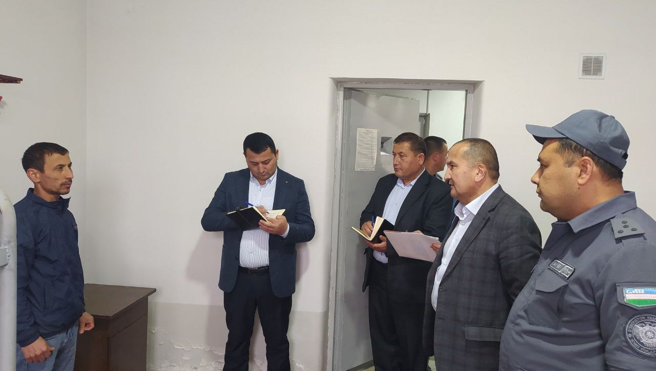 Milliy markaz ishchi guruhi Andijondagi jazoni ijro etish muassasalarida bo‘ldi