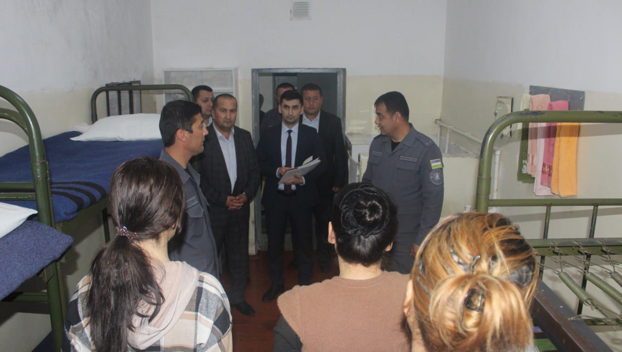 Milliy markaz ishchi guruhi Andijondagi jazoni ijro etish muassasalarida bo‘ldi