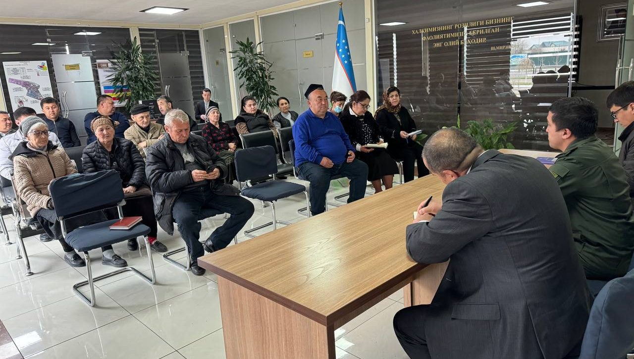 Ohangaronda fuqarolar bilan uchrashuv va sayyor qabul  o‘tkazildi
