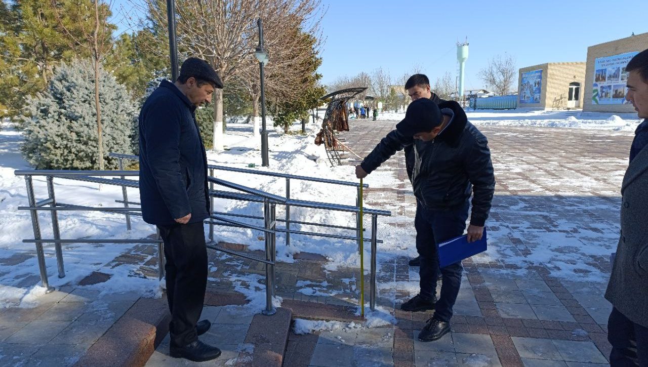 Nogironligi bo‘lgan shaxslar uchun yaratilgan to‘siqsiz muhit holati