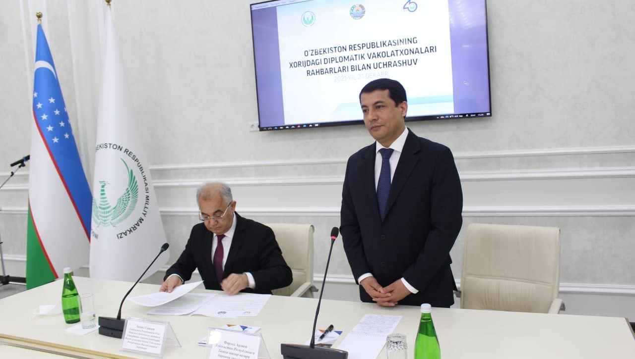Milliy markazda O‘zbekistonning xorijdagi elchilari bilan uchrashuv bo‘ldi
