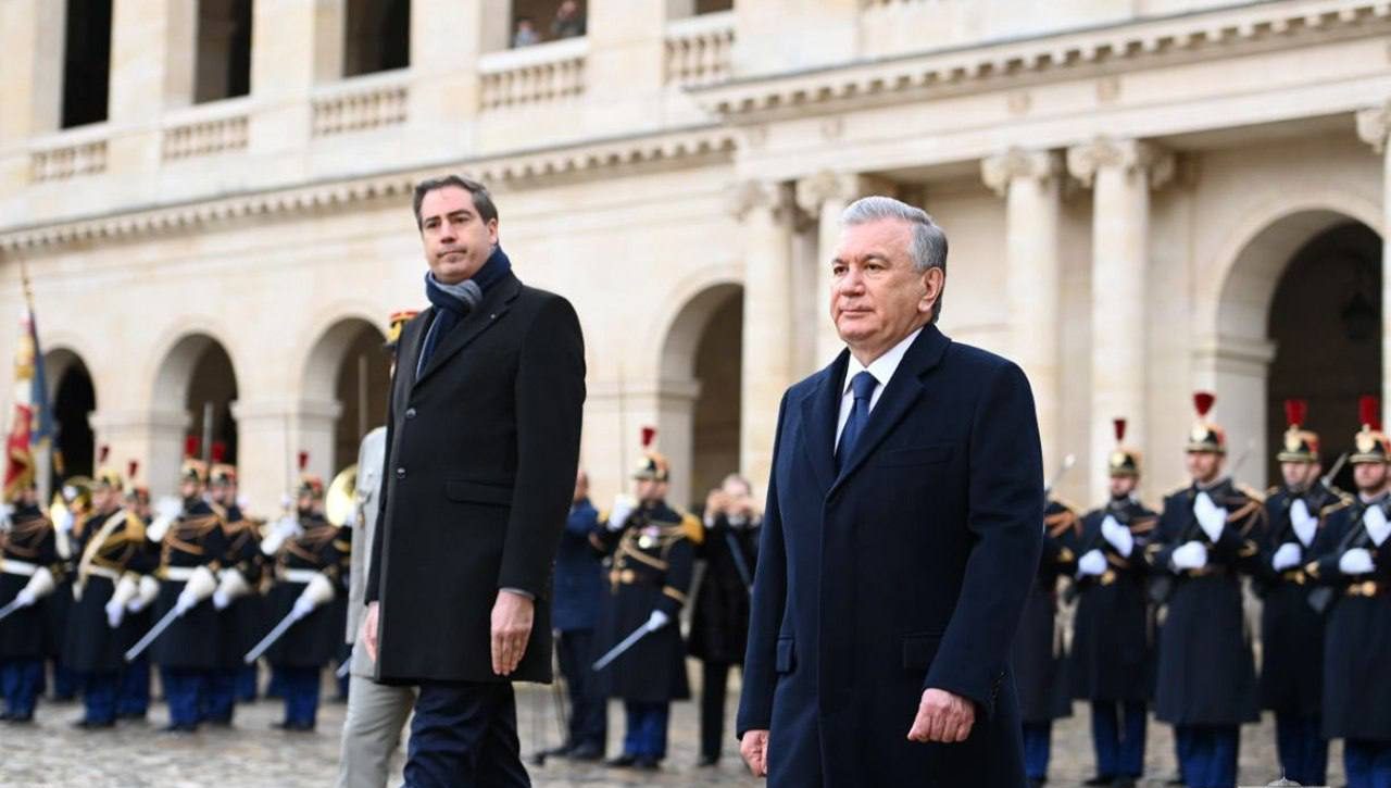 O‘zbekiston Respublikasi Prezidentini rasmiy kutib olish marosimi bo‘ldi
