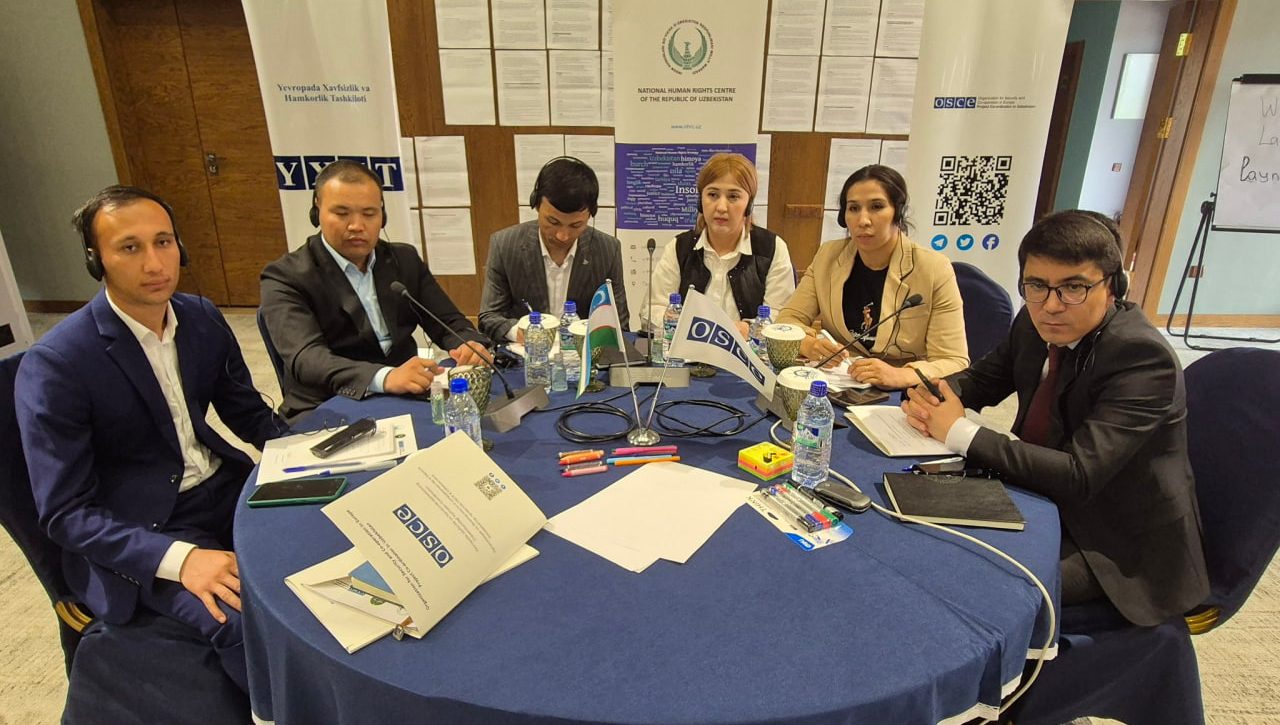 Qiynoqlarning oldini olish va inson huquqlari: shu mavzudagi o‘quv kursi yakunlandi