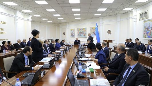 Quyi palataning navbatdagi majlisi kun tartibi loyihasi tasdiqlandi