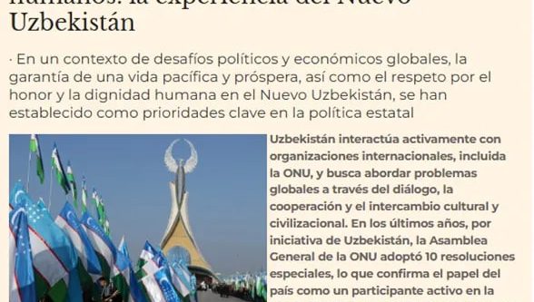 "El Mundo Financiero": XMT O'zbekistonning mehnatkashlar huquqlarini ta'minlash bo'yicha tajribasini muvaffaqiyatli model sifatida e'tirof etmoqda