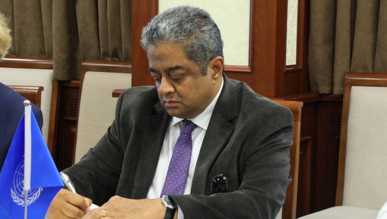 Qurilish va uy-joy kommunal xo‘jaligi vazirligida  BMTning Munosib turar joy masalalari bo‘yicha maxsus ma’ruzachisi Rajgopal Balakrishnan boshchiligidagi delegatsiya bilan uchrashuv bo‘lib o‘tdi