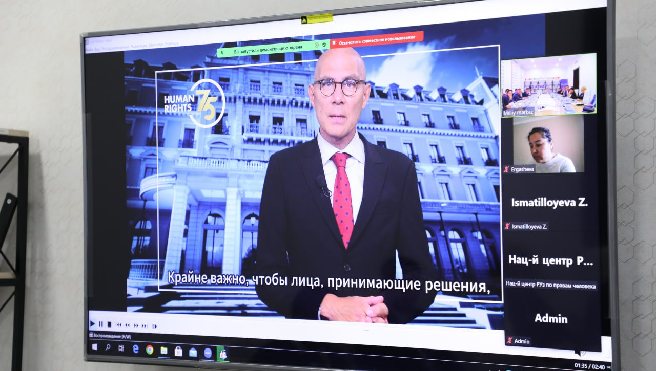 Inson huquqlariga rioya etish va uni himoya qilishning xalqaro standartlari: amaliyot va hisobot