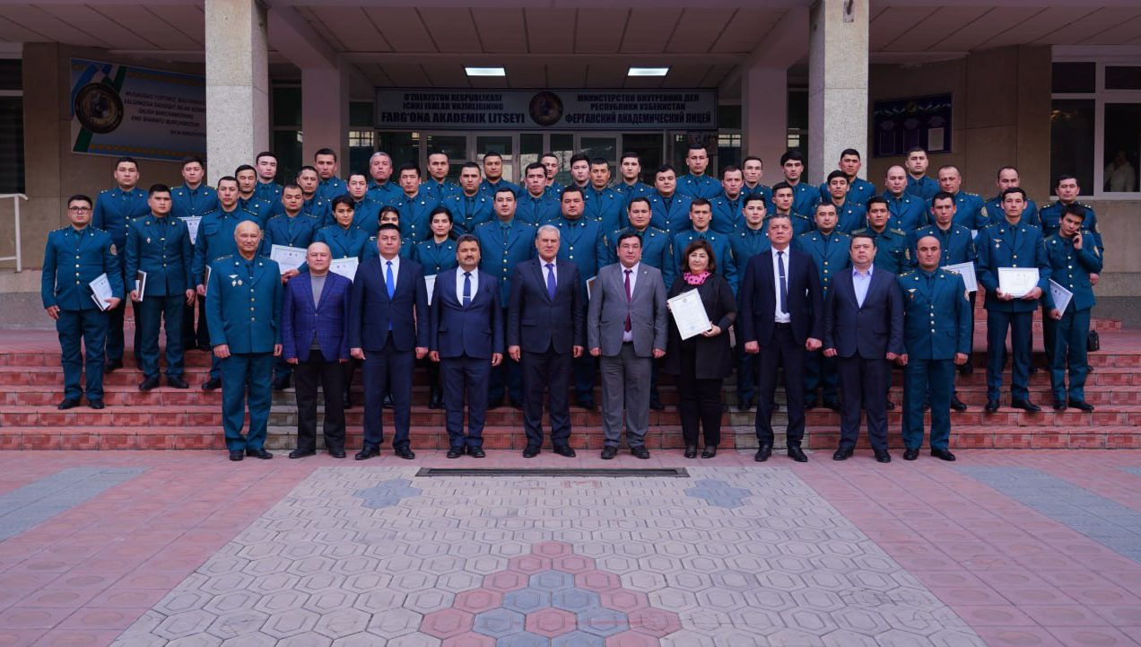 Qiynoqqa qarshi kurash mashg‘ulotlari tinglovchilariga sertifikatlar topshirildi