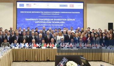 Замонавий чақириқлар шароитида қонун устуворлигини таъминлаш: муаммо ва ечимлар