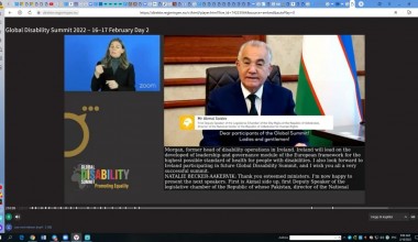 Акмал Саидовнинг Ногиронлик муаммолари бўйича иккинчи Глобал саммитда сўзлаган нутқи: видеолавҳа