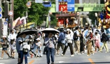 Yaponiya aholisi bir yil ichida deyarli bir million nafarga kamaydi