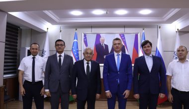Akademik Akmal Saidov Sankt-Peterburg davlat universitetining Toshkent shahridagi filialida uchrashuv o‘tkazdi