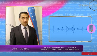 Барқарор ривожланиш мақсадлари ва инсон ҳуқуқлари соҳасидаги таълим мавзусида телешарҳ
