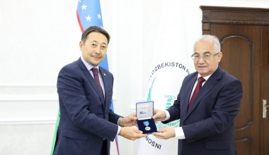 НЦПЧ вручена медаль «30 лет Совету по сотрудничеству и мерам доверия в Азии»