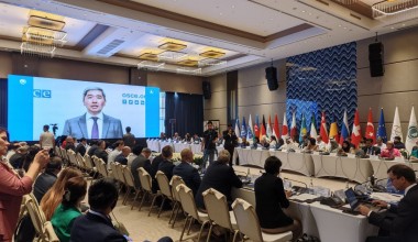 ЕХҲТнинг Иқтисодий ва экологик фаолияти мувофиқлаштирувчиси Бакйт Жусуповнинг Инсон ҳуқуқлари бўйича IV Самарқанд форумидаги видеомурожаати матни