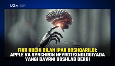 Фикр кучи билан iPad бошқарилди