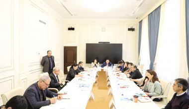 Миллий марказда Тожикистон ва Монголия делегациялари билан учрашув: фоторепортаж