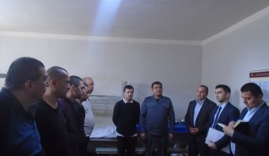 Миллий марказ ишчи гуруҳи Андижондаги жазони ижро этиш муассасаларида бўлди