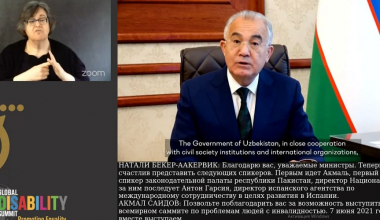 Ногиронлик муаммолари бўйича иккинчи Глобал саммитда Ўзбекистон тажрибаси эътироф этилди
