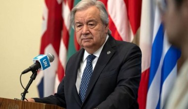 Гутерриш: Фаластинликларнинг азоб-уқубати сояда қолиб кетмаслиги керак
