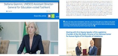 ЮНЕСКО раҳбари ўринбосари Тошкентга ташриф буюрди