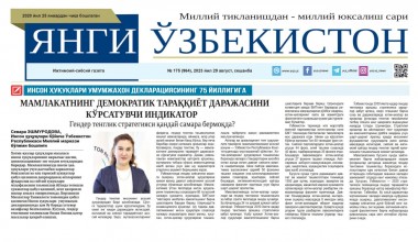 МАМЛАКАТНИНГ ДЕМОКРАТИК ТАРАҚҚИЁТ ДАРАЖАСИНИ КЎРСАТУВЧИ ИНДИКАТОР