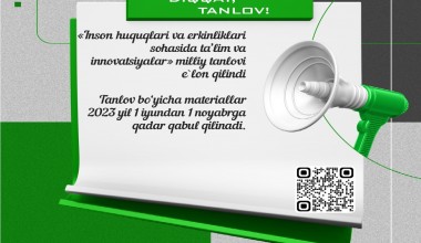 Танловга аризалар қабул қилиш давом этмоқда